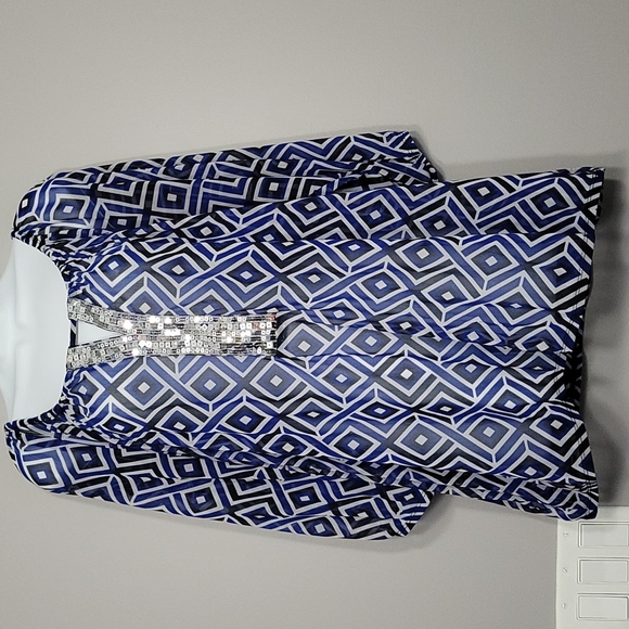 INC International Concepts Tops - INC Nylon Blouse, Size XXXL / 3X